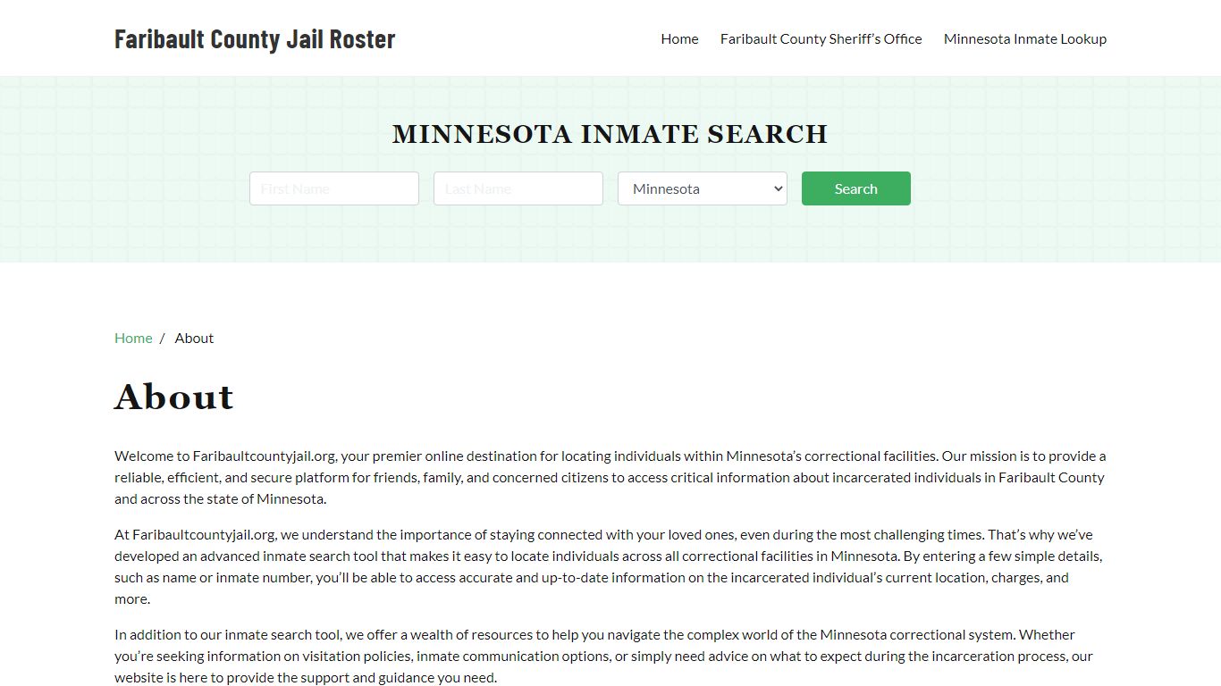 Minnesota Inmate Search